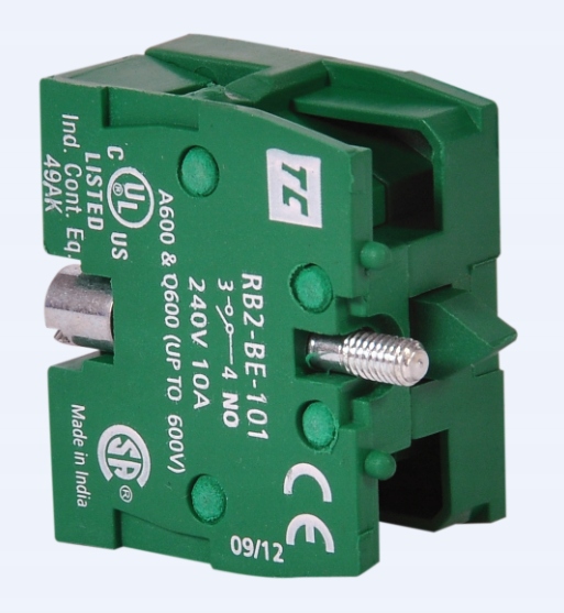 Przycisk awaryjny czarny grzybek stop 22mm metal