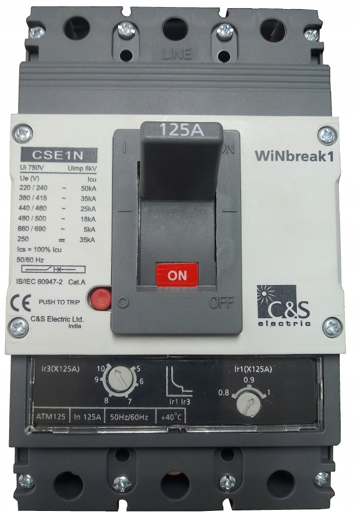 Wyłącznik kompaktowy mocy 125A C&S Electric